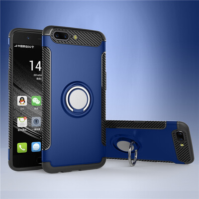 

Fivice One plus 5 case PC metal ring shell magnetic car bracket TPU phone case
