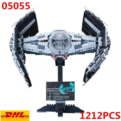 

LEPIN 05055 STAR Toy Vader TIE Advanced Fighter WARS Aircraft Model Building Kit Blocks Bricks Children Legoings 10175