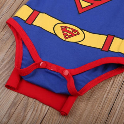 

Infant Baby Superman Bodysuit Romper Infant Boys Jumpsuit Kids Clothes Outfits