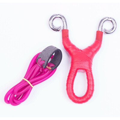 

Mountain cave man metal outdoors 304 cold-formed stainless steel slingshair reshaping size  household bird competitive slingshot CM8007 red