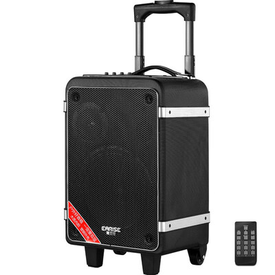 

Yalan Shi EARISE V6 card portable high-power square dance sound box outdoor mobile bar audio wireless remote control black