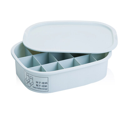 

Family Plastic Bra Undewear Socks Stackable Holder Multi-functional Storage Box Container Household Organizer for Cloth Drawer Div
