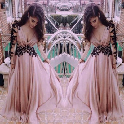 

Women Lace Evening Party Cocktail Bridesmaid Wedding Prom Gown Formal Long Dress