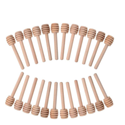 

UpperX 24 PCS Mini Wooden Stirring Sticks Household Honey Dippers Coffee Milk Tea Stirring Sticks