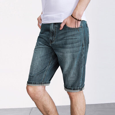 

A21 with pure men's shorts cotton low waist jeans 4621022013 blue 28 (170 / 70A