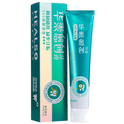 

Huazuyu a toothpaste to reduce plaque tartar 135g mint lotus flavor