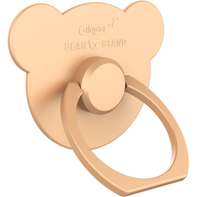 

Cool music front finger buckle bracket music watch 2pro mobile phone bracket millet flat bracket iPhone se charm blue note3 mobile phone bracket - plastic version of the bear black