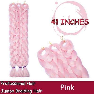 

Braiding Hair Ombre for crochet Hair Weave with Synthetic&Twist Braiding Hair Extensions Dark black 100gpc