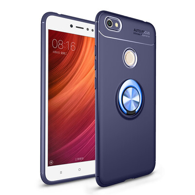 

Fivice Xiaomi Redmi note 5A case TPU metal ring shell magnetic bracket soft shell