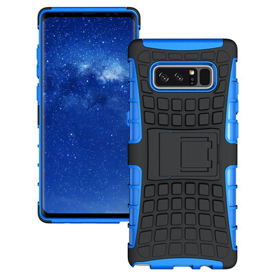 

Fivice Samsung Note 8 Case TPU anti-fall tire pattern back clip bracket phone case