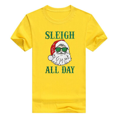 

Christmas Raglan Sleigh All Day Holiday Sleeve Mens T-Shirt