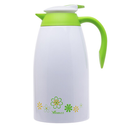 

Huaya WAYA insulation pot home pot coffee pot HK-2000 stainless steel liner large capacity heating bottle 2L green