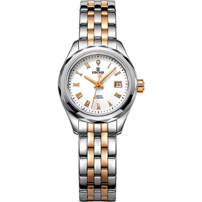 

According to wave (EBOHR) watch the city classic series of tungsten steel ring diamond machine couple table male table JD50100217