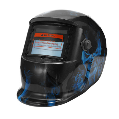 

Solar Energy Large Window Automatic Changing Light Welding Mask Cap Weld Helmet with LED Light&2pcs Arc Sensors