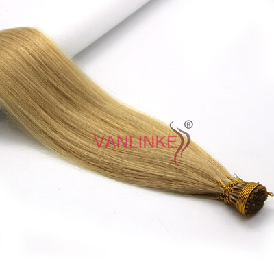 

16"-26" I Tip Stick Human Hair Extensions Keratin Stick Fusion Remy Human Hair Extensions 100s 24 Blonde