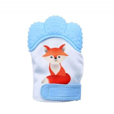 HOT Kids Baby Teeth Rubber Silicone Sensory Teether Activity Gloves Toys