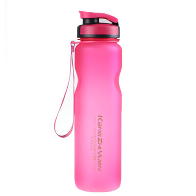 

sports portable plastic water cup student cup no leaks no problem Blue 1000ml