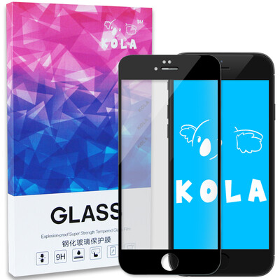 

KOLA Apple iPhone6 ​​/ 6s закаленная пленка 4,7-дюймовая закаленная стеклянная пленка 0,2 мм полноэкранный полный охват защитной пленки черной пленки