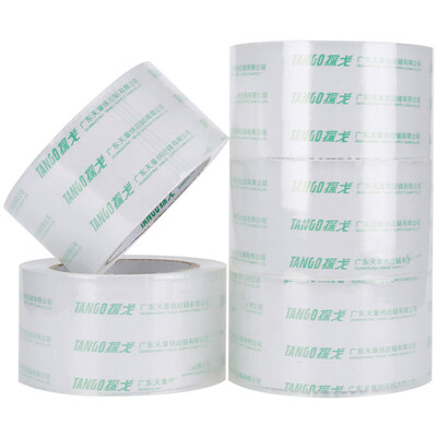 

Tango TANGO high-quality high-transparent sealing tape packing tape 60mm 100y 914 meters 5 package Tianzhang produced