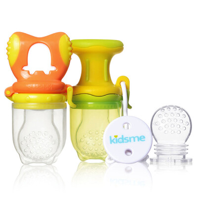 

Kiss me kidsme bite bite independent eating suit infant chewing fruit&vegetable food supplement with a spoon
