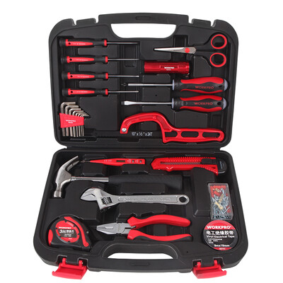 

WORKPRO W1125 классического набор инструментов домашнего комплект руководства по ремонту металла наборов инструментов электрика со