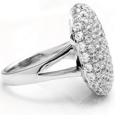 

Fashion Women Wedding Engagement Silver Ring Rhinestone Jewelry Gift Size 6-10