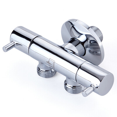 

Submarine Submarine F401 1 into the 2 out of the three-way copper chrome quick open hot&cold water triangular valve