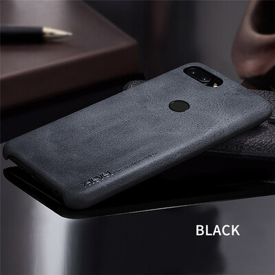 

X-Level Phone Case For Xiaomi Mi 8 Lite Luxury Concise Ultra Slim Soft PU Leather Full protection