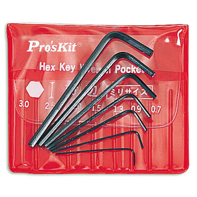 

Prokit (Pro'skit) HW-229B 9 устанавливает удлиненный шаровой шестигранный ключ группы