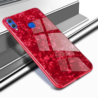

Goowiiz Phone Case For Huawei Honor 8x8x MaxNote 10Play Luxury Soft Edge Silicone Frame Glass Shell Cover