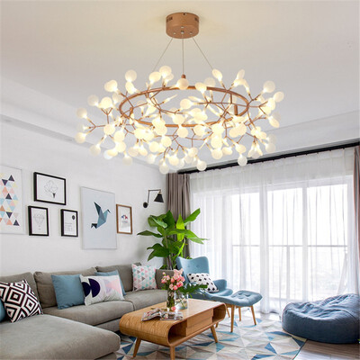 

Baycheer HL487608 Indoor Accent Lighting Rose Gold Branch LED Chandelier135Lights
