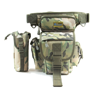 

Men Tactical Waterproof Drop Leg Bag Waist Fanny Pack Outdoor Multi-Function Shoulder Bag Fishing Hiking Climbing Thigh Pouch