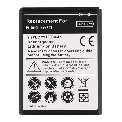 

Новый стандарт 1650mah батареи литий-ионная аккумуляторная батарея для Samsung Галактики ы i9100 модель D ⅱ