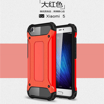 

Fivice Xiaomi MI 5 case Luxury Silicone Diamond Armor PC Hard Shell Phone Case