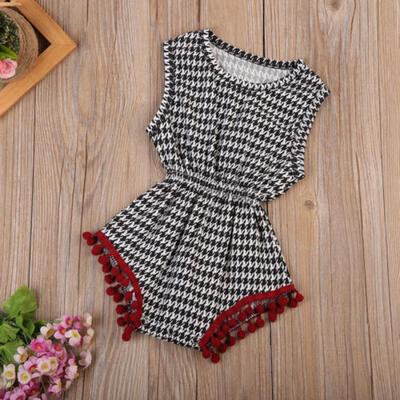 

Newborn Baby Toddler Bodysuit Cotton Romper Infant Girl Jumpsuit Pendant Clothes