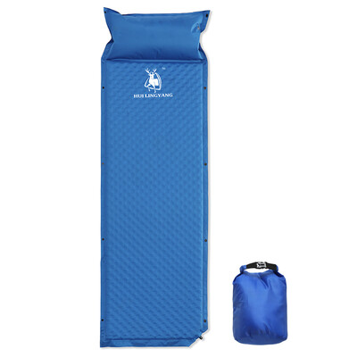 

Automatic Inflating Sleeping Pad with Built-in Pillow Lightweight Splicing Pad for Outdoor Camping Hiking Traveling