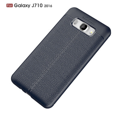 

Fivice Samsung Galaxy J7 2016J710 case Luxury leather TPU silicone anti-fall soft shell phone case