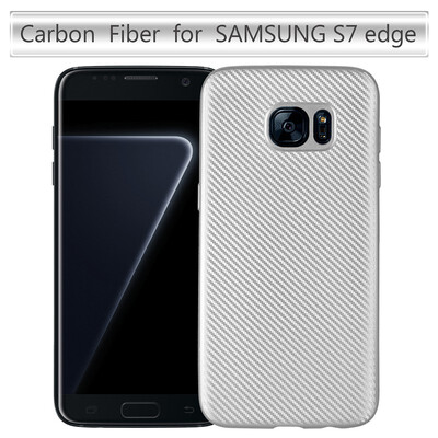 

Goowiiz Phone Case For Samsung Galaxy S7S7 EdgeC5C7C5 ProC7 ProG935 Luxury Ultra-thin Carbon Fiber Soft Silicone protection