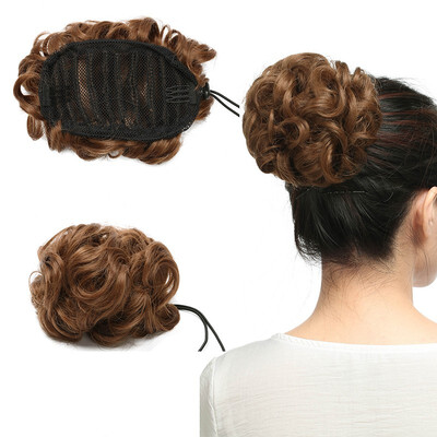 

Synthetic Hair Bun Extensions Messy Hair Scrunchies Hair Pieces for Women Hair Donut Updo Ponytail
