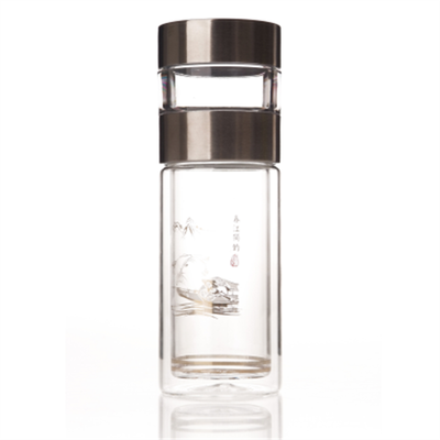 

Двустенных Прозрачное стекло термос 260ml FGH-2185