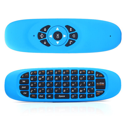 

C120 24GHz 3D Somatic Handle Wireless Air Mouse QWERTY Keyboard Remote Control for Home Entertainment