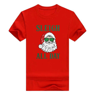 

Christmas Raglan Sleigh All Day Holiday Sleeve Mens T-Shirt