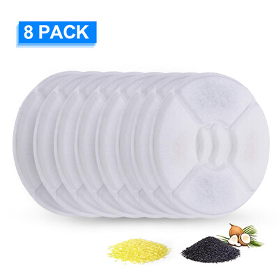 

Cat Water Fountain Filters Replacement Filters for Flower Fountain Cat Water Fountain Water Dispenser 8PCS