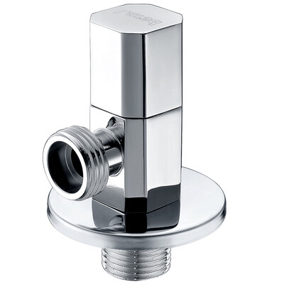 

Larsd LD105-5 full copper angle valve set hot&cold water universal triangular valve eight character valve water valve
