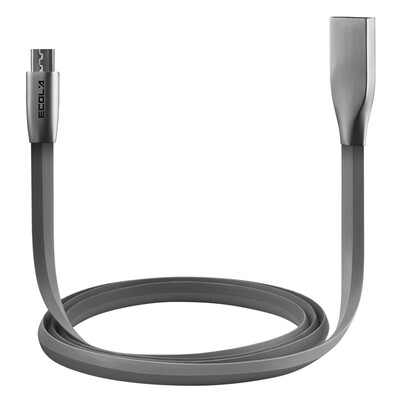 

Yixing Lai ECOLA Z10SG deep gray Z series zinc alloy Andrews charging data cable for Samsung millet Huawei android70&the following interface equipment