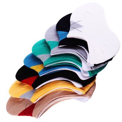 

[Jingdong supermarket] Arctic cashmere socks men summer men invisible socks cotton socks pure color breathable leisure men socks shallow mouth slippery thin boat socks men's 5 double