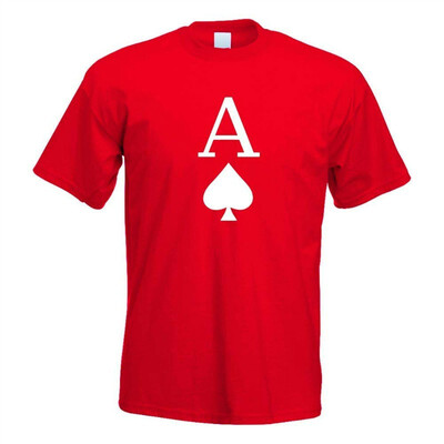 

Ace of Spades Playing Card T-Shirt Men Design Gift