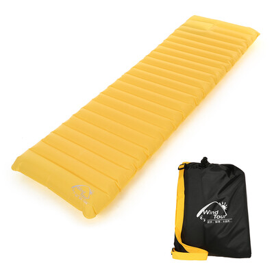 

Outdoor Inflating Sleeping Pad Cusion Mattress Backpacking Camping Travel Air Support Rectangle Inflatable Sleeping Pad