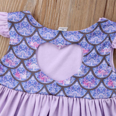 

Kids Baby Girls Mermaid Sequins Tops Blouse Dress Long Pants Outfits Clothes Set