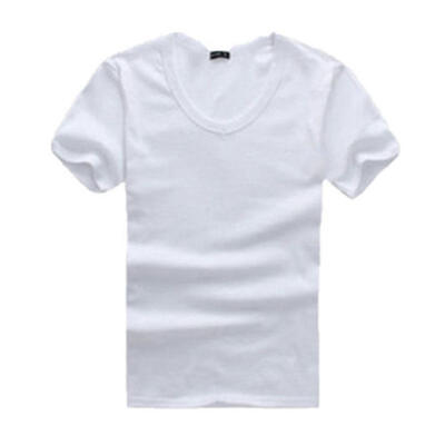 

Mens Casual Slim Kurzarm T-Shirt Single Knopfleiste Plain V-Ausschnitt Shirt